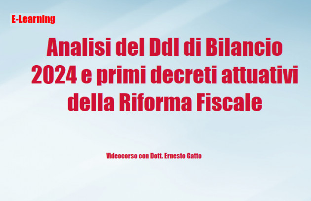 Differita - Analisi Del Ddl Di Bilancio 2024 E Primi Decreti Attuativi ...