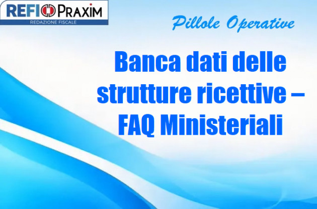 Banca dati delle strutture ricettive – FAQ Ministeriali
