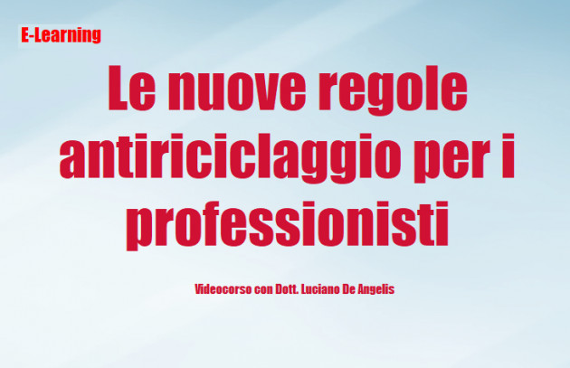 Differita - Le nuove regole antiriciclaggio per i professionisti