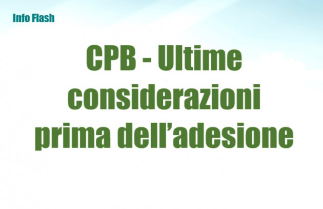 CPB - Ultime considerazioni prima dell’invio del Mod. Redditi