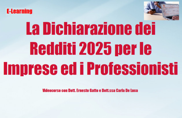 Differita - La Dichiarazione dei Redditi 2025 per le Imprese ed i Professionisti