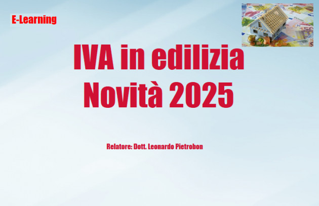 Differita - IVA in edilizia - Novità 2025