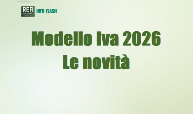 Modello Iva 2026 - Le novità