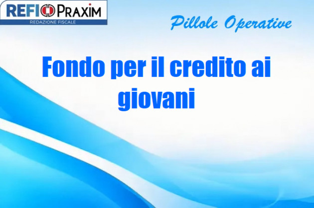 Fondo per il credito ai giovani