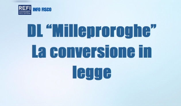 Decreto “Milleproroghe” 2026 – La conversione in legge