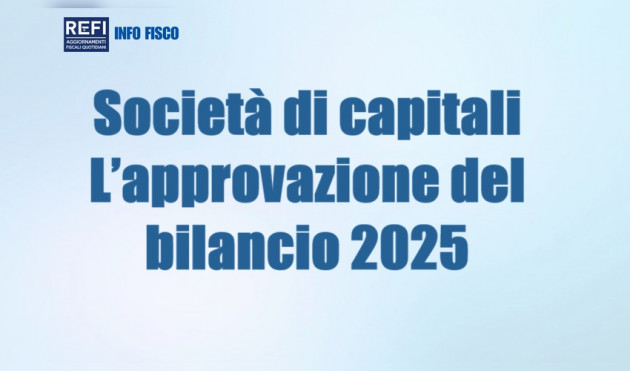 Società di capitali – L’approvazione del bilancio 2025