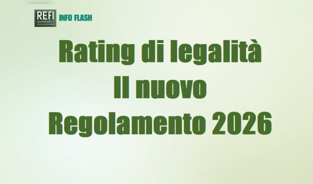 Il Rating di legalità - Le novità del nuovo Regolamento 2026