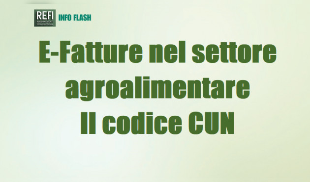 Fatture elettroniche nel settore agroalimentare - Il codice CUN