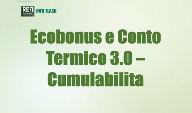Ecobonus e Conto Termico 3.0 – Cumulabilità – Le Faq del GSE