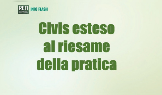 Civis - Nuova funzione per il riesame della pratica