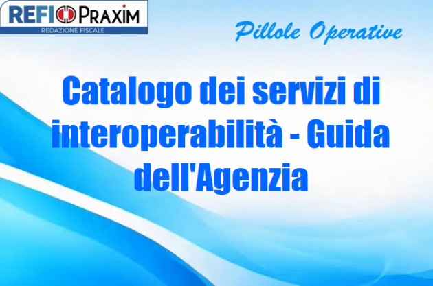 Catalogo dei servizi di interoperabilità - Guida dell'Agenzia