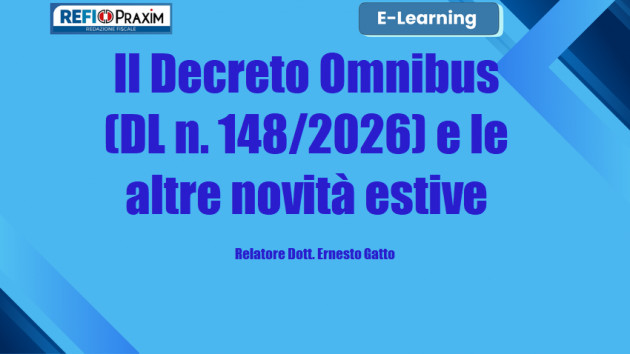 Differita - Il Decreto Omnibus (DL n. 148/2026) e le altre novità estive