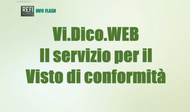Vi.Dico.WEB – Il nuovo servizio per il rilascio del visto di conformità