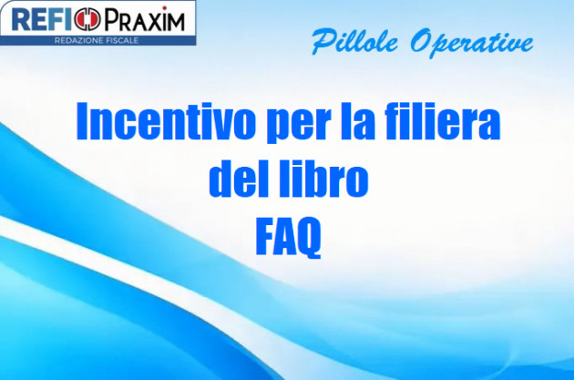 Incentivo per la filiera del libro – FAQ